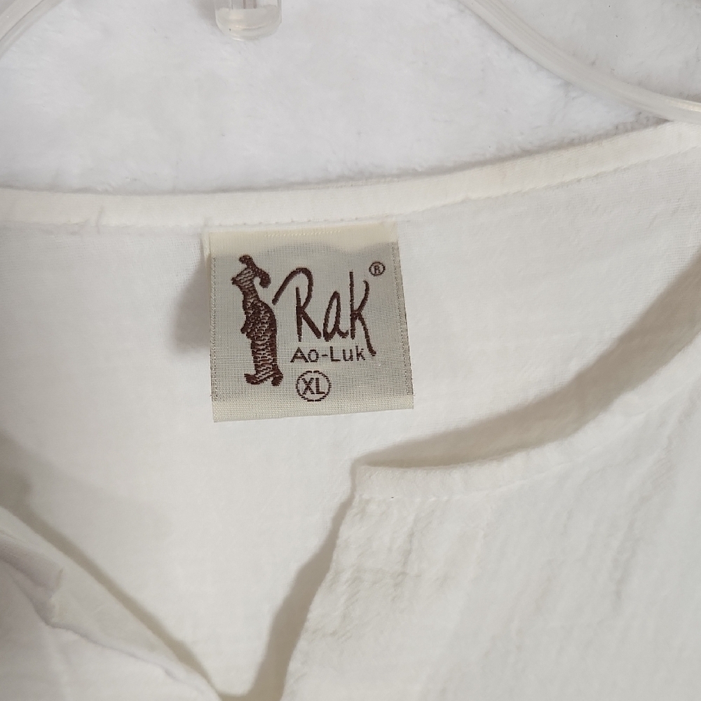 Rak Off-White V-Neck Full Sleeve Top XL - From Thailand - Picture 5 of 10